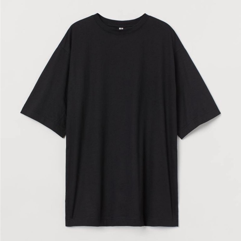 Divided Oversized Cotton tee